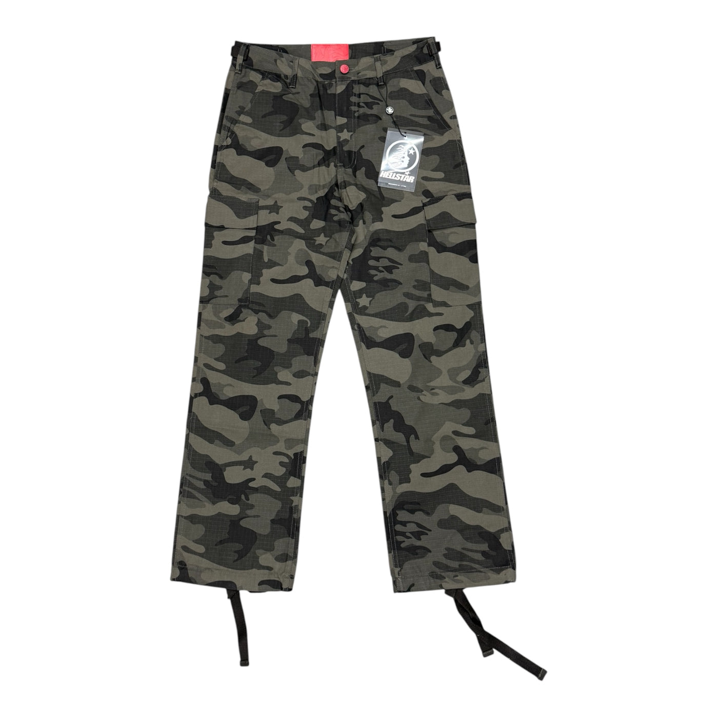 Hellstar Black Camo Cargo Pants