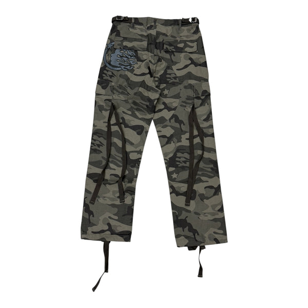 Hellstar Black Camo Cargo Pants