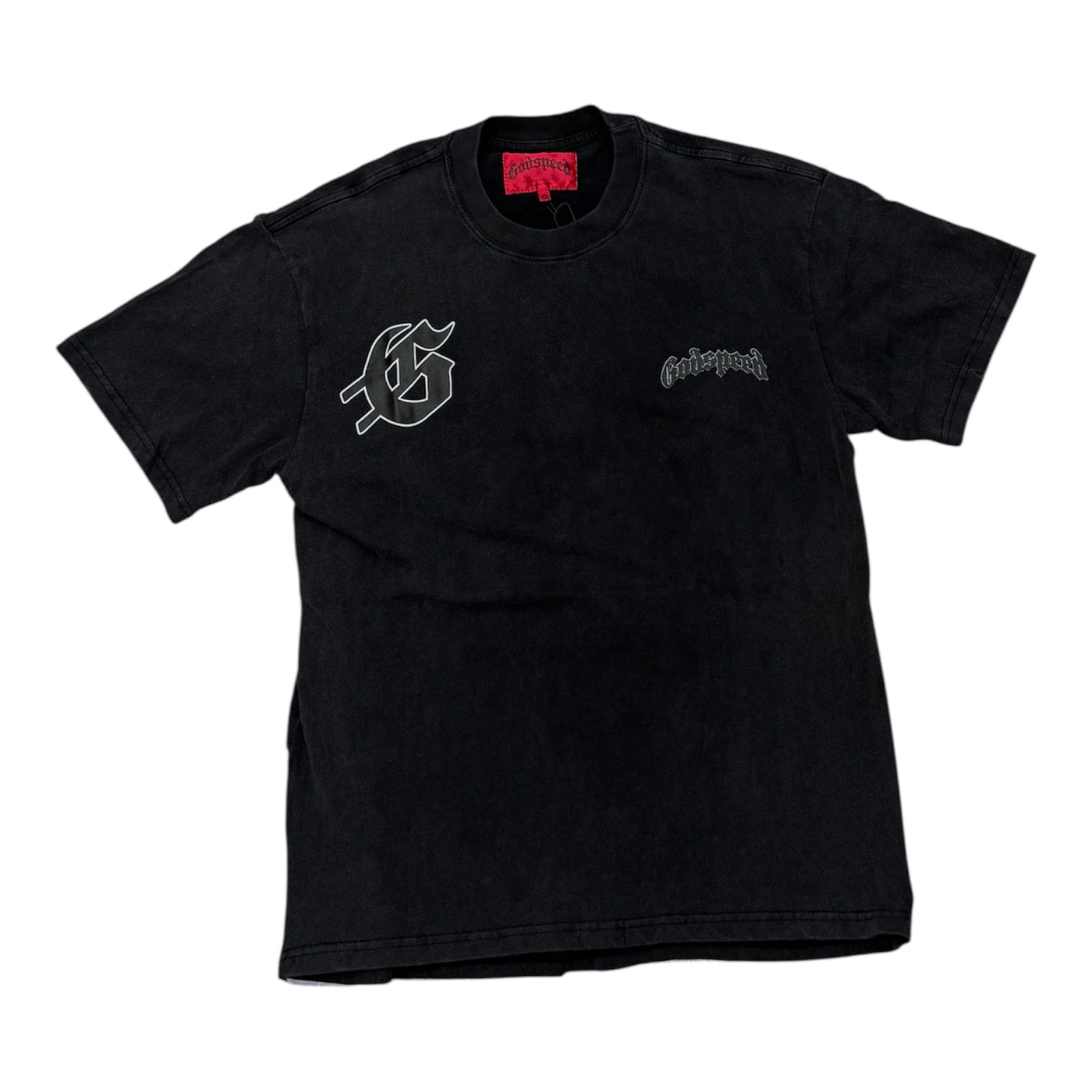 Godspeed Cowboy Back Black Tee