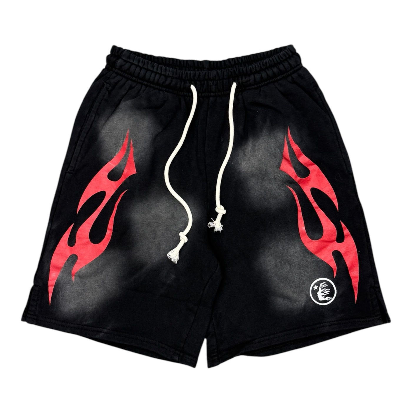 Hellstar Black/Red Shorts