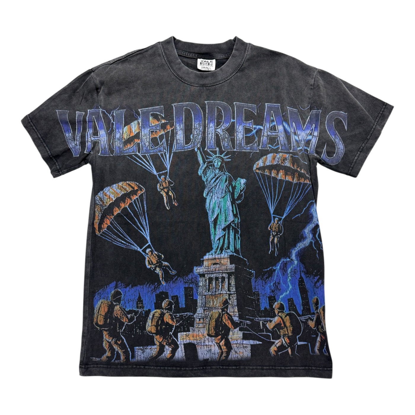 Valley Dreams “Statue of Liberty” Black Tee