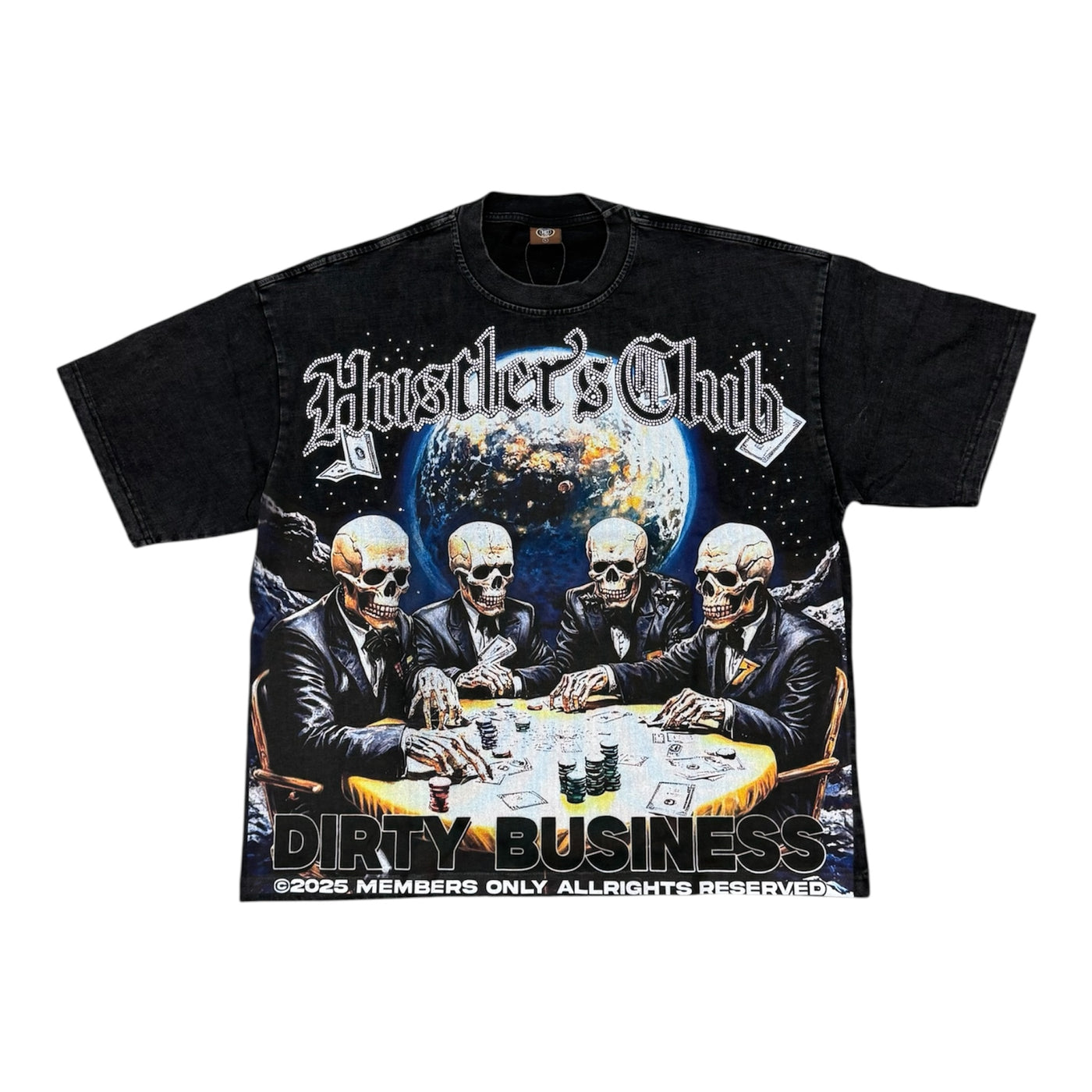 Hustlers Club “Dirty Business” Black Tee