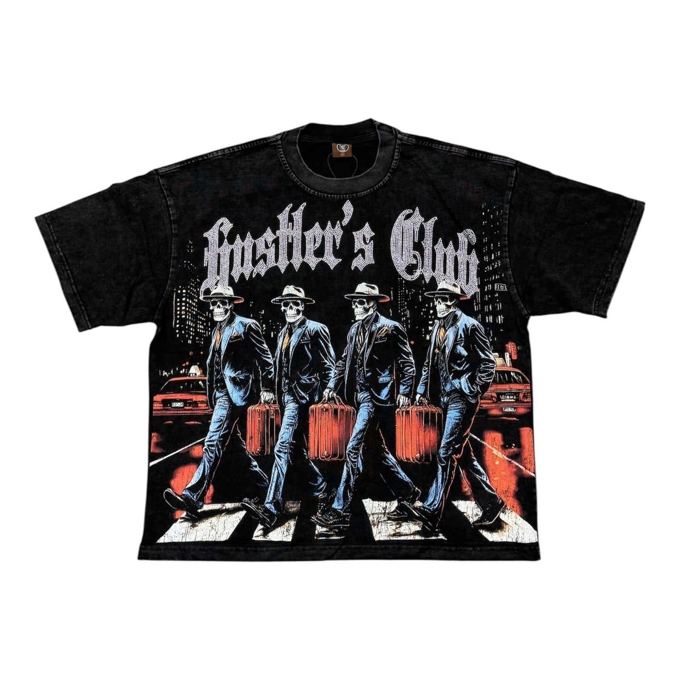 Hustlers Club “Cosa Nostra” Black Tee