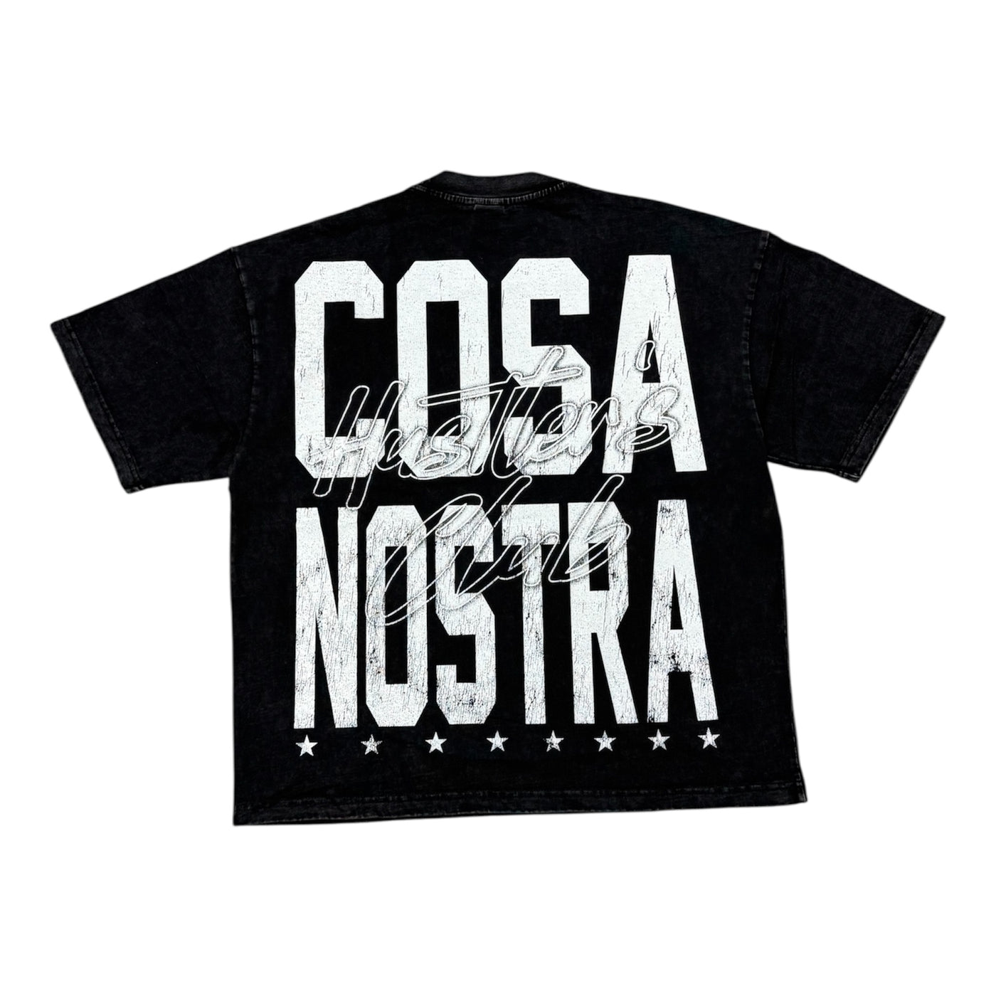 Hustlers Club “Cosa Nostra” Black Tee