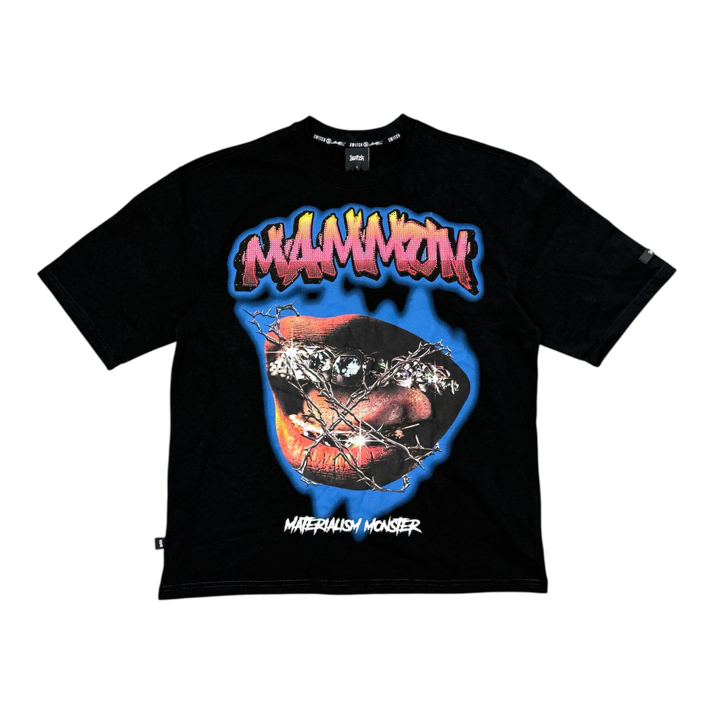 Switch “Materialism Monster” Black Tee