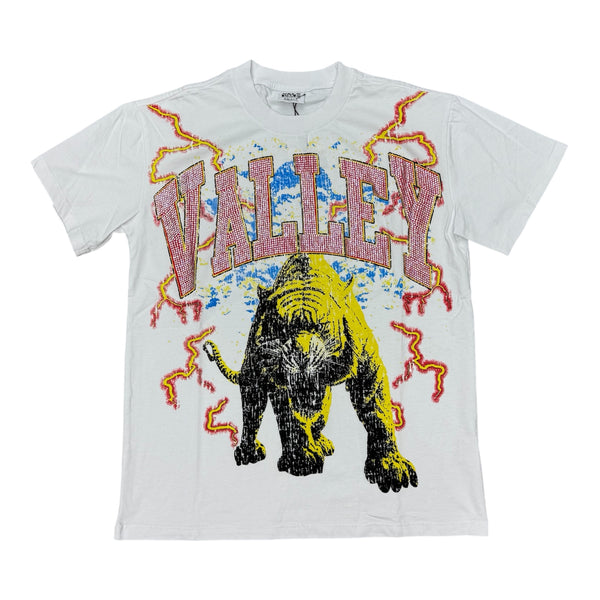 Valley Lightning Tiger White Tee