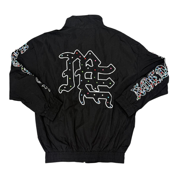 Mixed Emotions Black Rhinestone Jacket