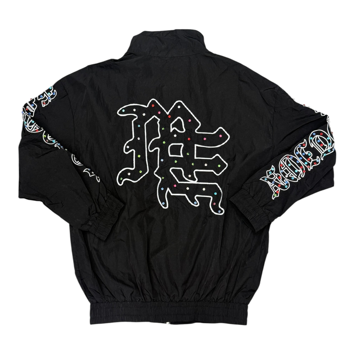 Mixed Emotions Black Rhinestone Jacket