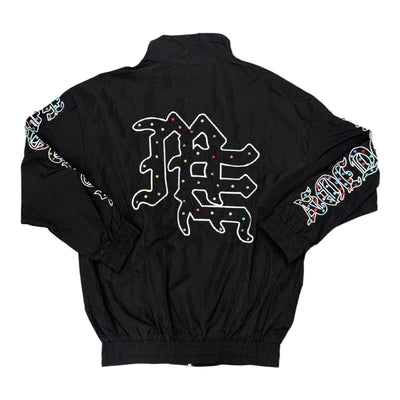 Mixed Emotions Black Rhinestone Jacket