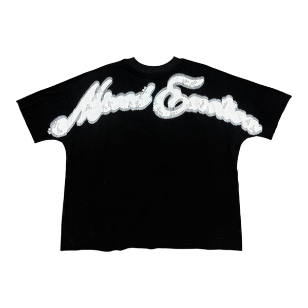 Mixed Emotions Black/White Crop Tee