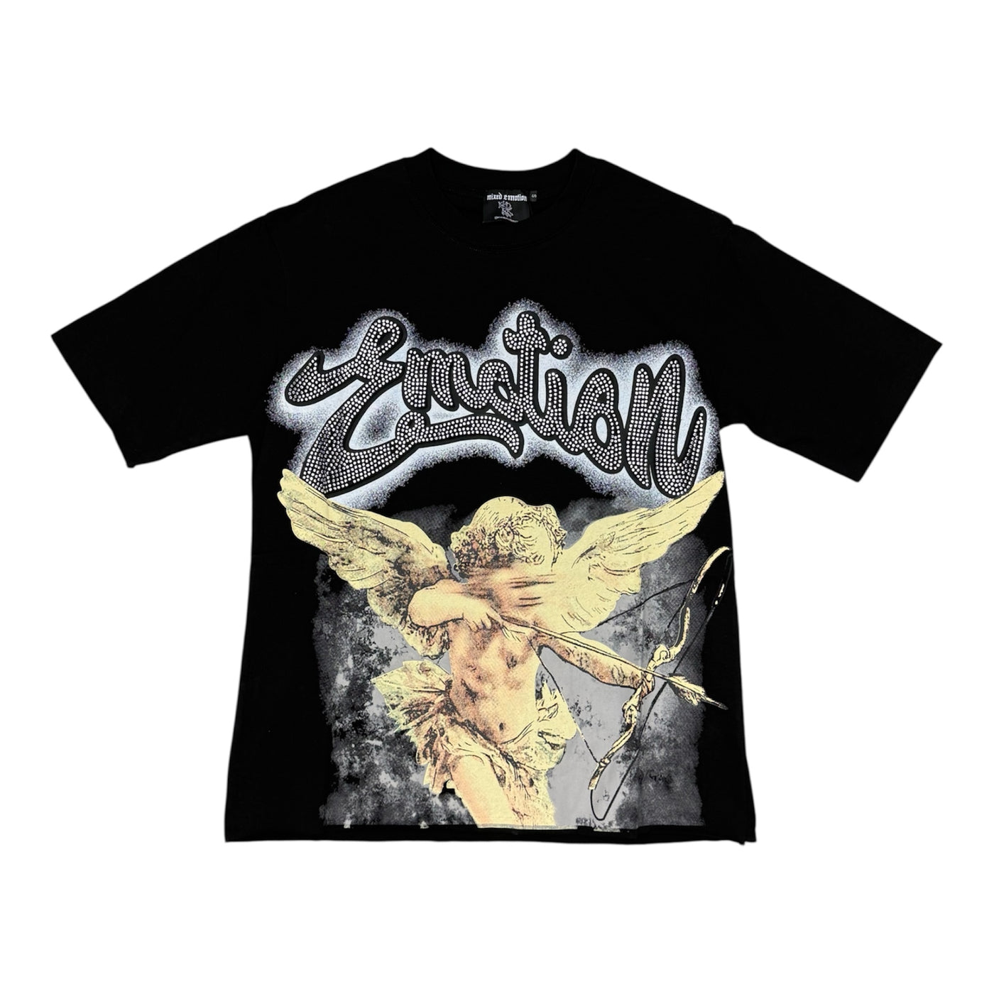 Mixed Emotion Cupid Black Tee