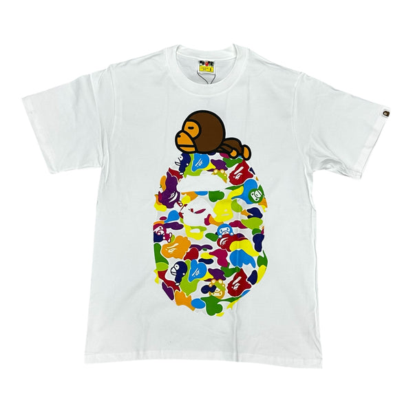 Bape Sleepy Ape White Tee