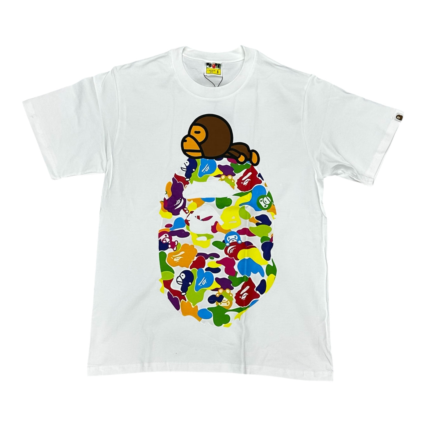 Bape Sleepy Ape White Tee