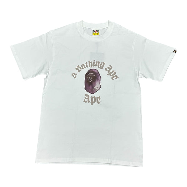 Bape White Tee
