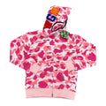 Bape Pink/White Hoodie