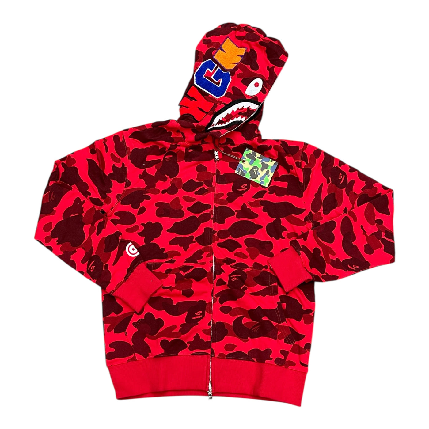 Bape Red Hoodie
