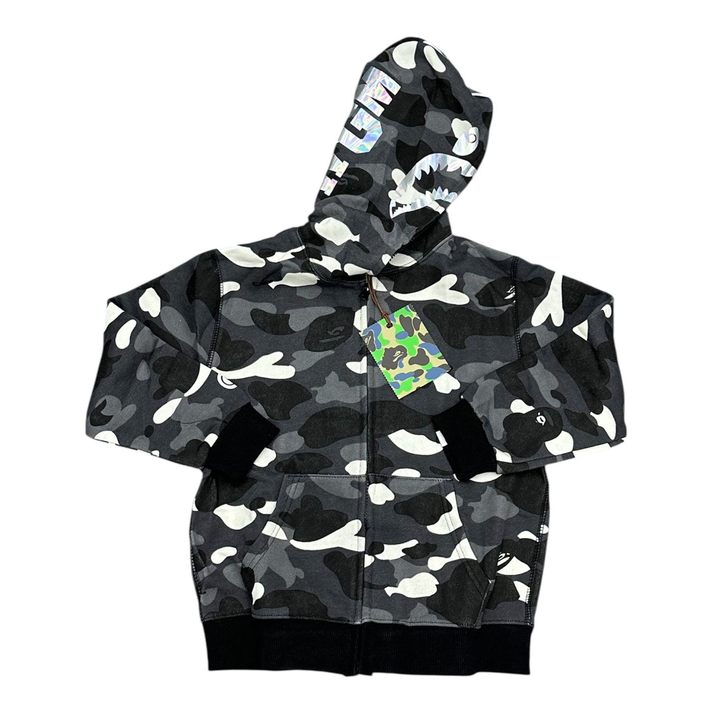 Bape Black/White Hoodie Kids