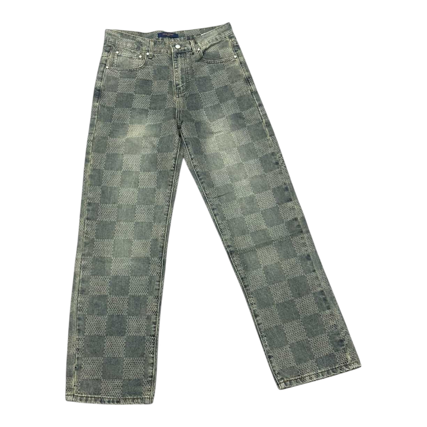 Louis Vuitton Faded Green Jean