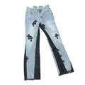 Gallery Dept Blue/Black Cross Jean