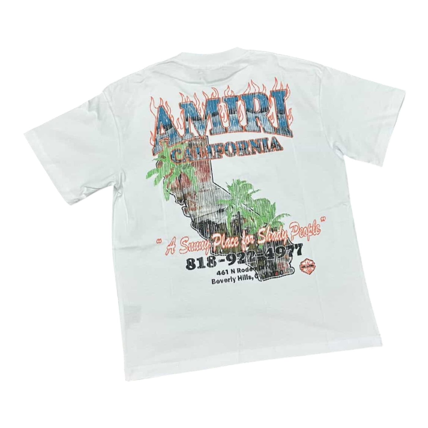 Amiri California White Tee