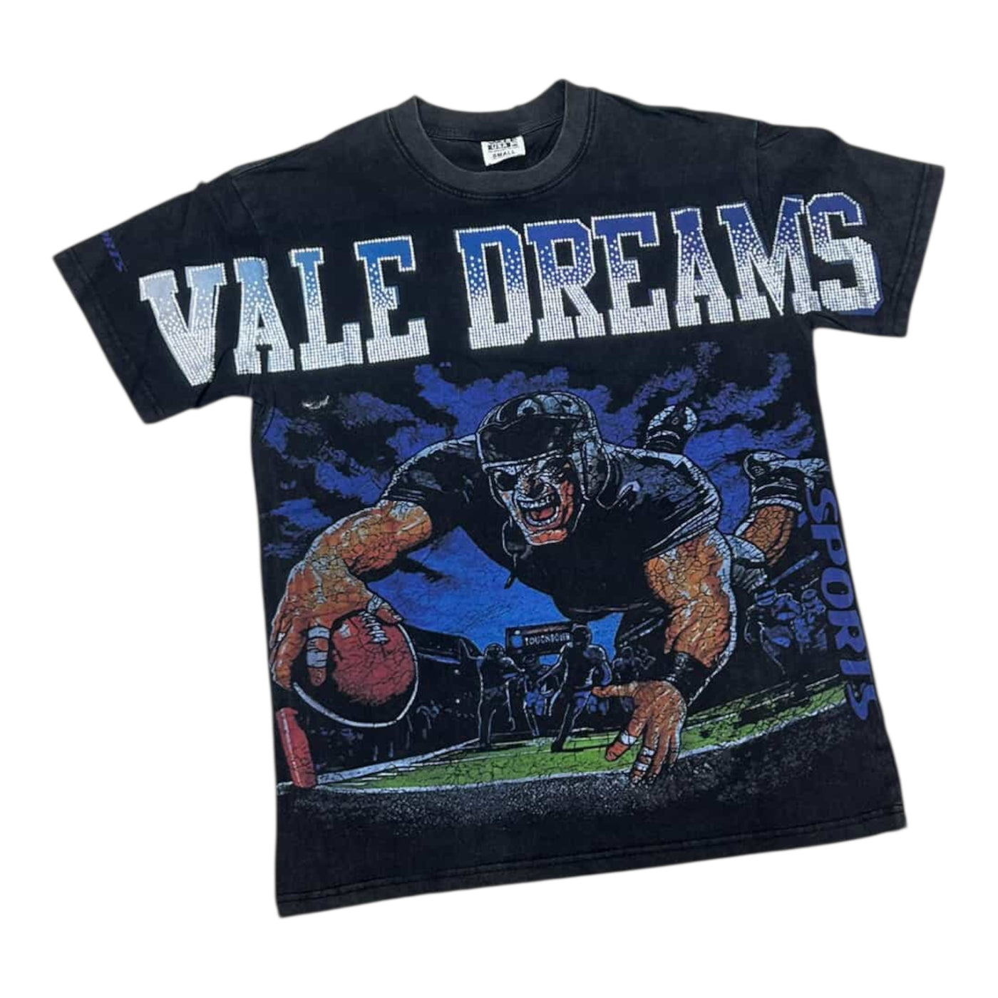 Valley “Touchdown” Black Tee