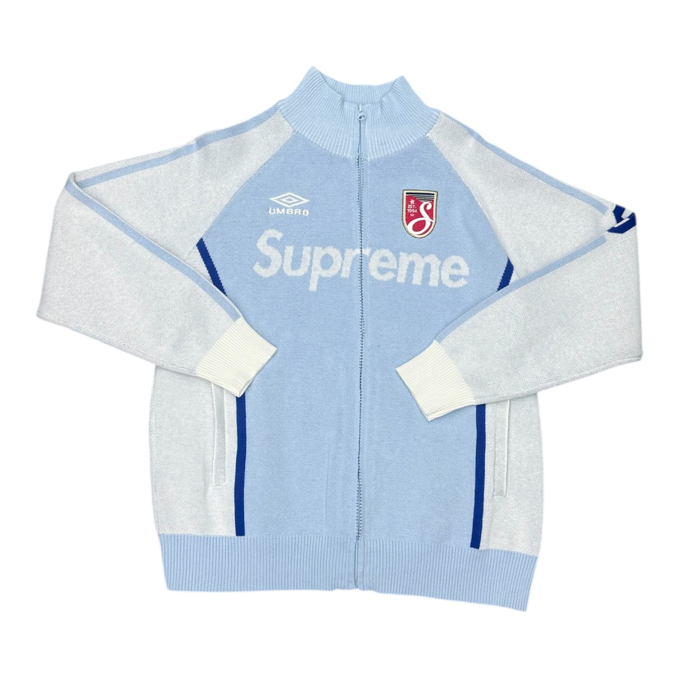 Supreme Umbro Light Blue Jacket Hoodie