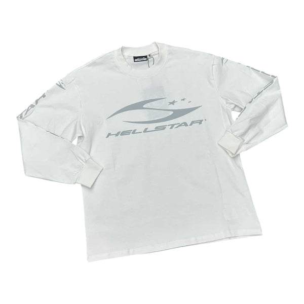 Hellstar White/Grey Longsleeve Tee