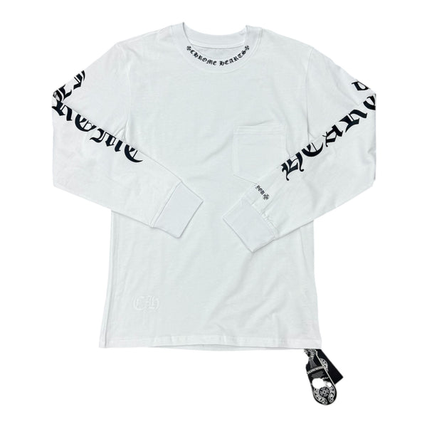 Chrome Hearts White/Black Longsleeve Tee