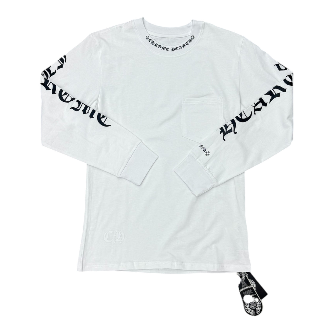 Chrome Hearts White/Black Longsleeve Tee