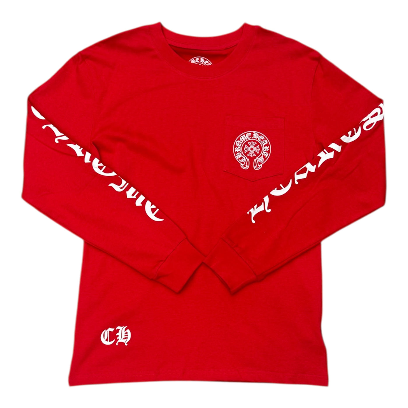 Chrome Hearts Red Longsleeve Tee