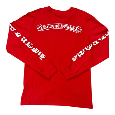 Chrome Hearts Red Longsleeve Tee