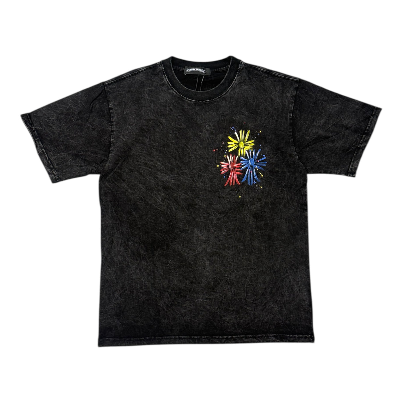 Chrome Hearts Yellow Blue Red Cross Tee