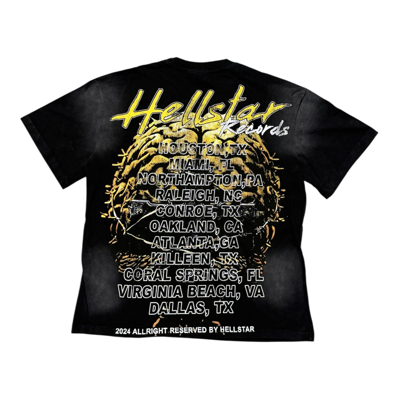 Hellstar “Skull Brain” Black Tee