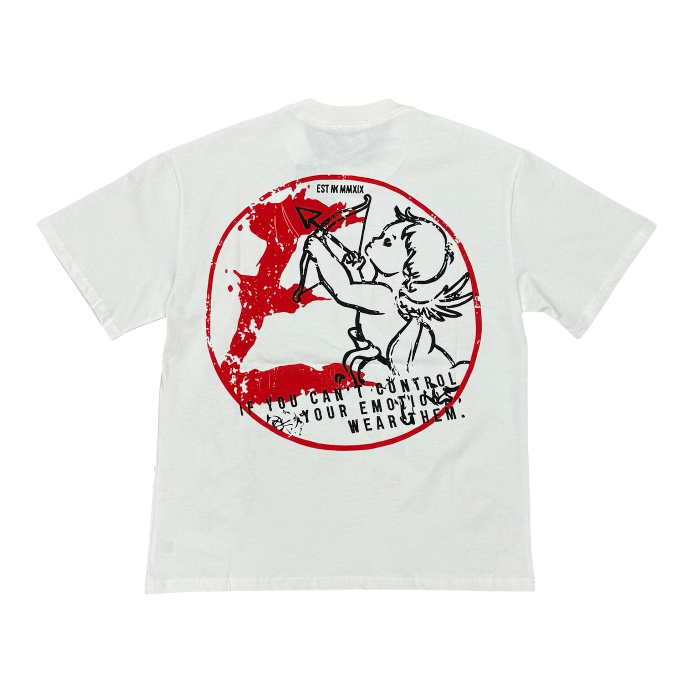 Mixed Emotions “Emotional Closet” White/Red Tee