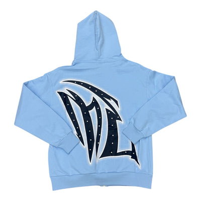 Mixed Emotions Blue Hoodie