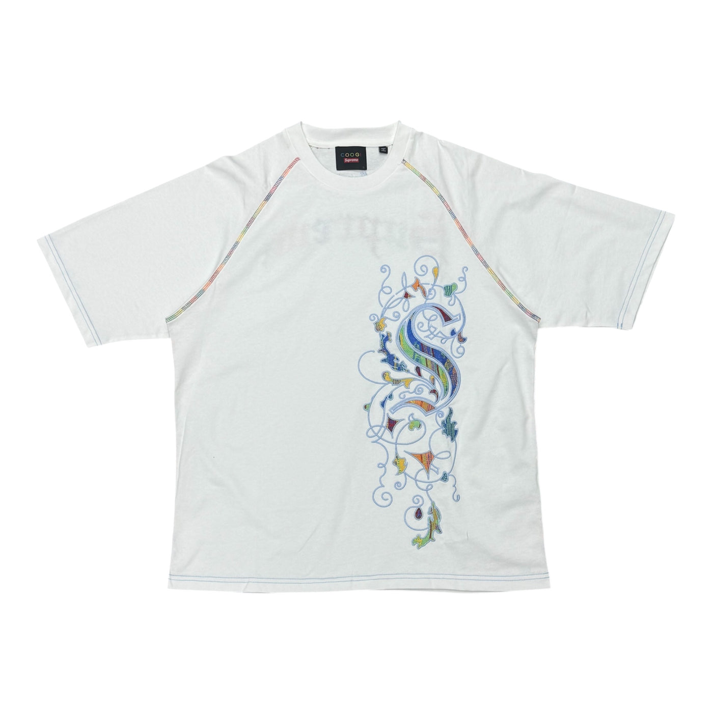 Supreme Coogi Stich White Tee