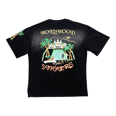 Amiri “Hollywood is for Sinners” Black Tee
