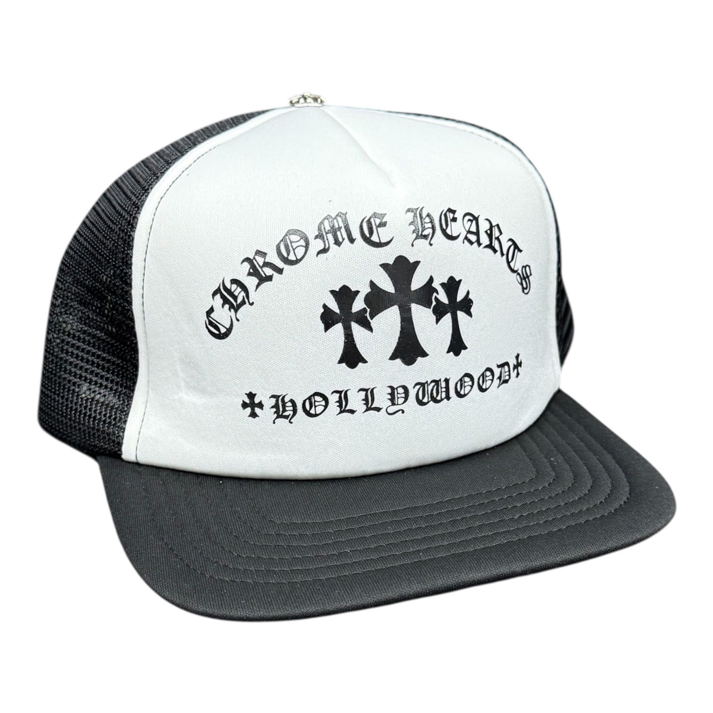 Chrome Hearts White/Black Cap