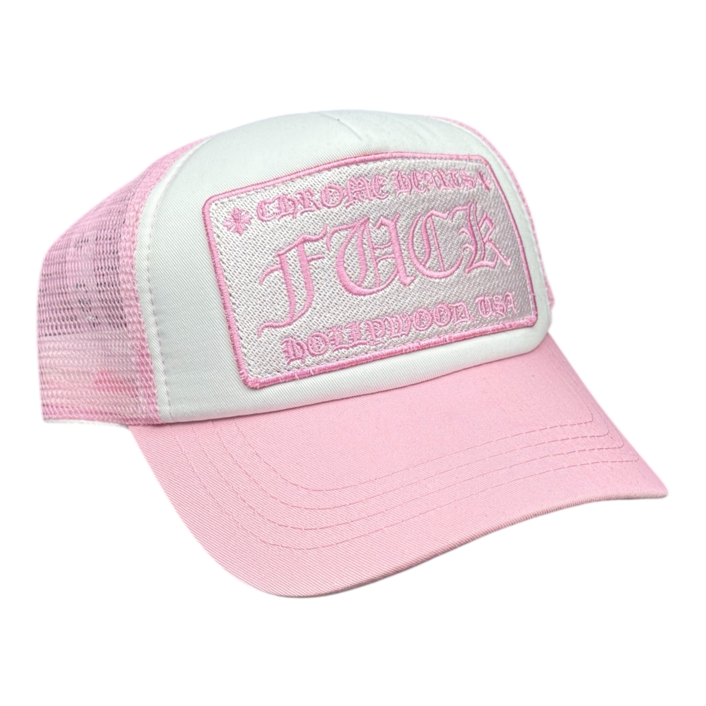 Chrome Hearts Pink/White Cap