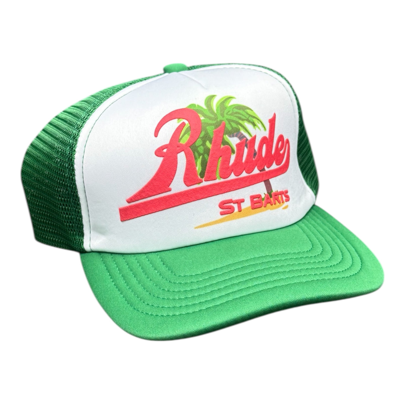 Rhude “ST BARTS” Green Cap