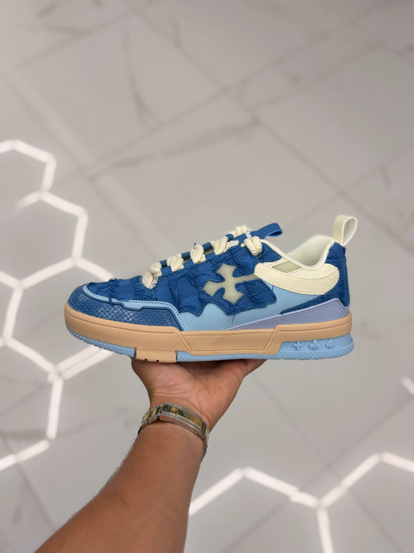 Watson K-Flip Cross Sneakers (Denim Leather)