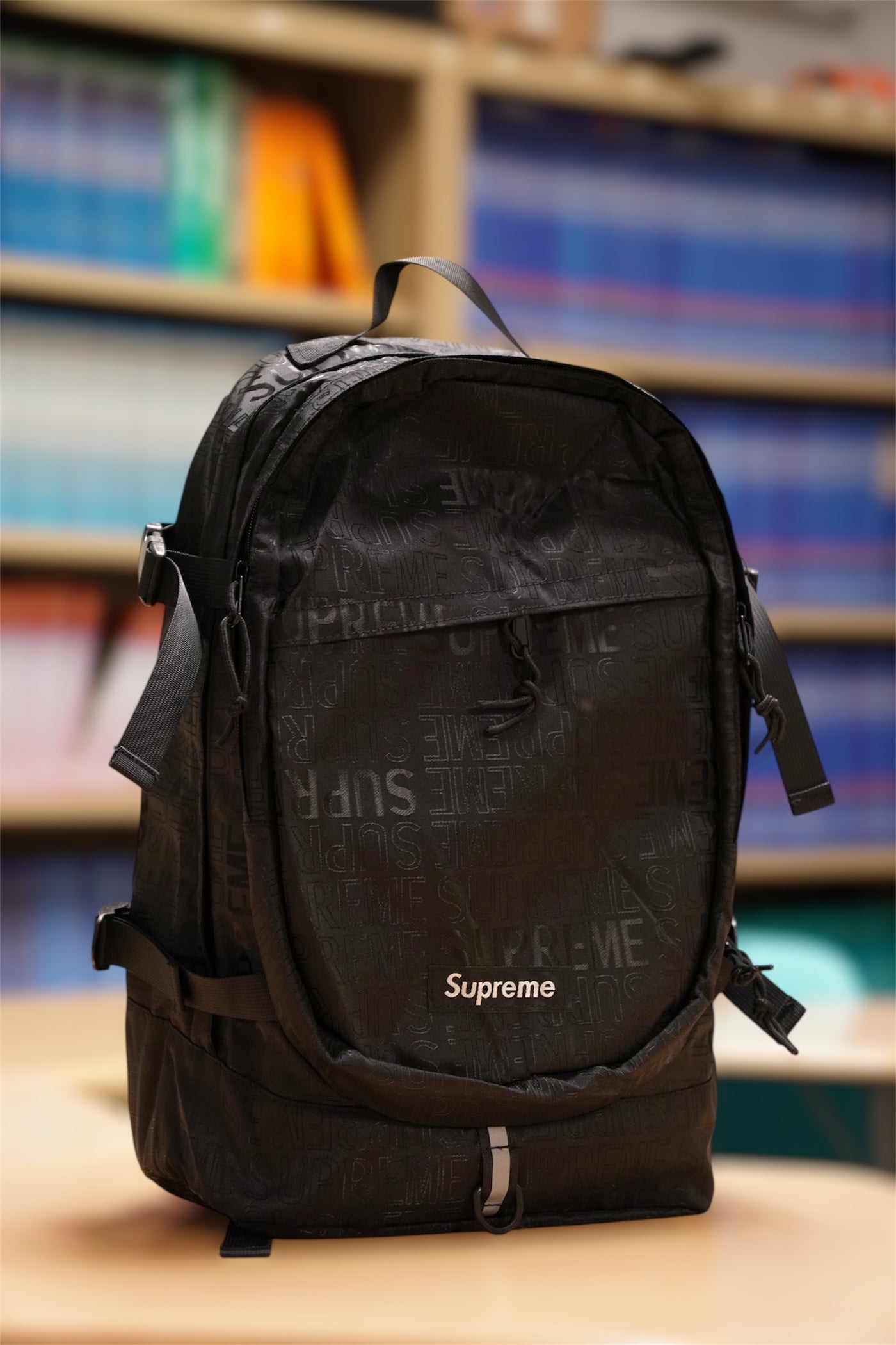 Black Supreme Big Bookbag