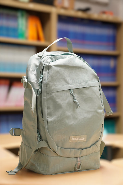 Light Blue Supreme Big Bookbag