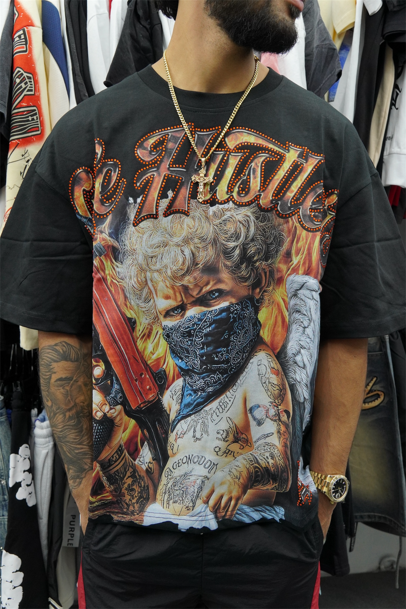 Life Hustlers Flame Tee