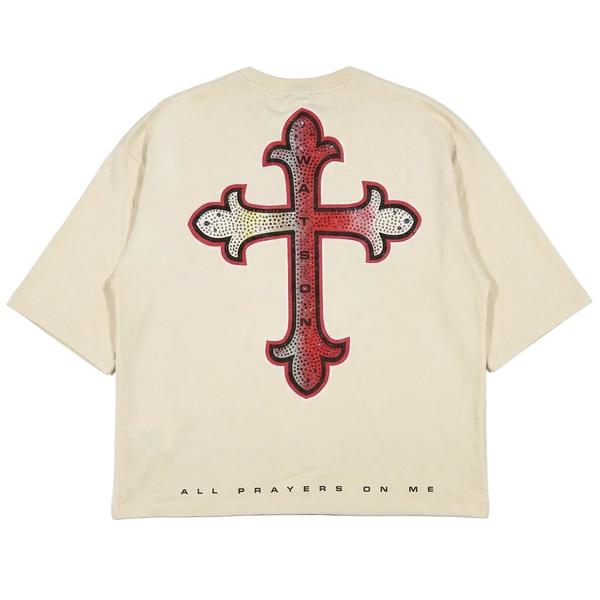 WATSON PRAYERS ON ME CREAM TEE