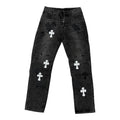 Chrome Heart Black/White Cross Black Jean